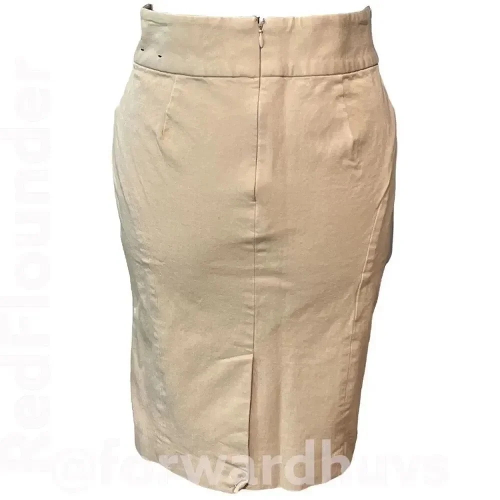 Banana Republic Beige Stretch Skirt Size 2